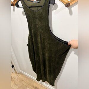 ALEMBIKA Green valour dress with Boho vibe with side pockets
